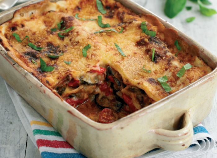 Roasted Vegetable Lasagne Vegetarian Recipe