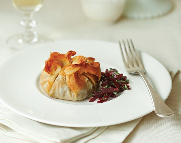 Soya mince parcels