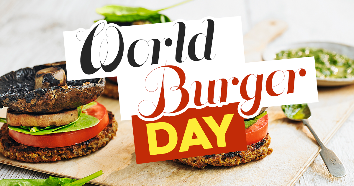 It’s National Burger Day! Vegetarian Cooking Blog Veggie